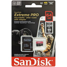 SanDisk サンディスク 並行輸入品 マイクロSDXCカード Extreme PRO 64GB SDSQXCU-064G-GN6MA
