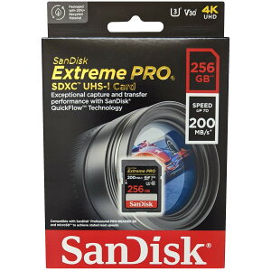 SanDisk TfBXN sAi SDXCJ[h Extreme PRO 256GB SDSDXXD-256G-GN4IN