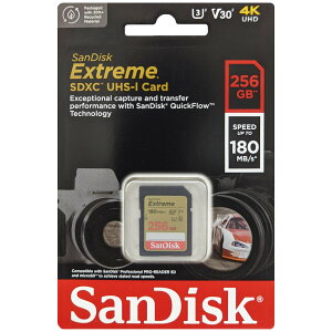 SanDisk TfBXN sAi SDXCJ[h Extreme 256GB SDSDXVV-256G-GNCIN
