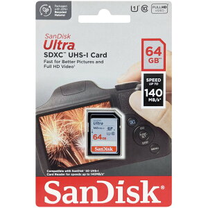 SanDisk TfBXN sAi SDXCJ[h Ultra 64GB SDSDUNB-064G-GN6IN
