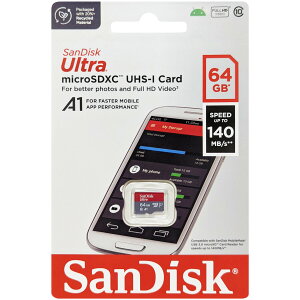 SanDisk TfBXN sAi }CNSDXCJ[h Ultra 64GB SDSQUAB-064G-GN6MN