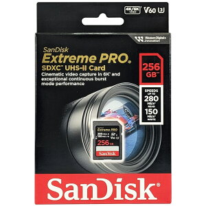 SanDisk TfBXN sAi SDXCJ[h UHS-II Extreme PRO 256GB SDSDXEP-256G-GN4IN