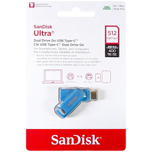 SanDisk TfBXN sAi Ultra Dual Drive Go USB Type-C i@CIxC 512GB SDDDC3-512G-G46NBB