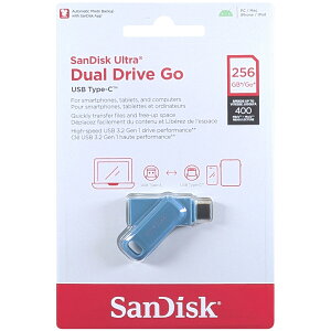 SanDisk TfBXN sAi Ultra Dual Drive Go USB Type-C i@CIxC 256GB SDDDC3-256G-G46NBB