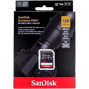 SanDisk TfBXN sAi SDXCJ[h UHS-II Extreme PRO V90 128GB SDSDXDM-128G-GN4IN