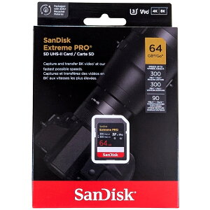 SanDisk TfBXN sAi SDXCJ[h UHS-II Extreme PRO V90 64GB SDSDXDM-064G-GN4IN