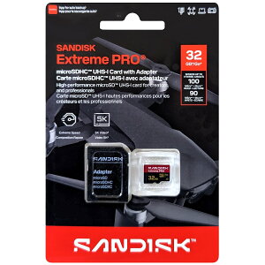 SanDisk �T���f�B�X�N ���s�A���i �}�C�N��SDHC�J�[�h Extreme PRO 32GB SDSQXCO-032G-GS6MA
