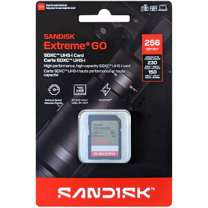 SanDisk �T���f�B�X�N ���s�A���i SDXC�J�[�h Extreme GO 256GB SDSDXGN-256G-GNCIN