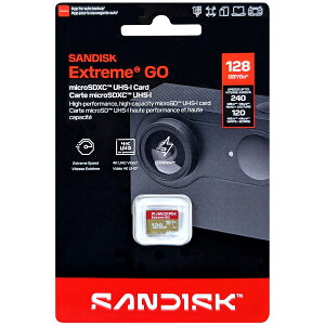SanDisk �T���f�B�X�N ���s�A���i �}�C�N��SDXC�J�[�h Extreme GO 128GB SDSQXGN-128G-GN6MN