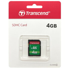 Transcend トランセンドジャパン SDHCカード 4GB TS4GSDHC4