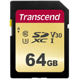 Transcend トランセンドジャパン SDXCカード 500S 64GB TS64GSDC500S