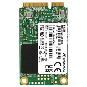 Transcend �g�����Z���h�W���p�� mSATA SSD 230S MSA230S 64GB TS64GMSA230S