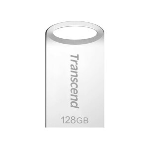 Transcend �g�����Z���h�W���p�� JetFlash 710 �V���o�[ 128GB TS128GJF710S