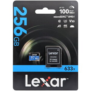 Lexar ���L�T�[ ���s�A���i �}�C�N��SDXC�J�[�h 633x 256GB LSDMI256BB633A