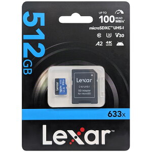 Lexar ���L�T�[ ���s�A���i �}�C�N��SDXC�J�[�h 633x 512GB LSDMI512BB633A