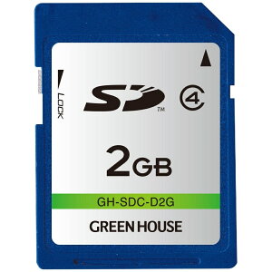 �O���[���n�E�X GREEN HOUSE SD�J�[�h 2GB GH-SDC-D2G