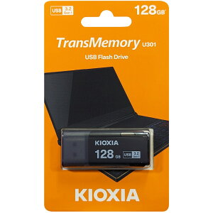 キオクシア KIOXIA 並行輸入品 TransMemory U301 ブラック 128GB LU301K128GG4