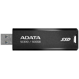 ADATA エーデータ SC610 スティック型SSD 500GB SC610-500G-CBK/RD