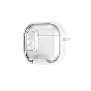 airpodspro3 �J�o�[ �P�[�X ���� �N���A AirPods �G�A�|�b�Y4 �S�ʕی� ��4���� ���S���b�N�t�� ���b�N ���C �����{�^�� �ϏՌ� �����h�~ ���[�P�[�X �L�Y�h�~ �J���r�i�t�� �X�^���h�@�\