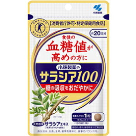 小林製薬　サラシア100　60粒 約20日分【特定保健用食品】/ゆうメール発送可/食品