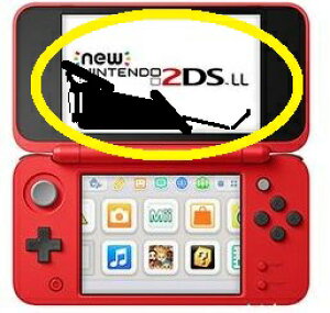 New2DS LL̏㑤tjC܂yCVEjeh[E{̏Cz
