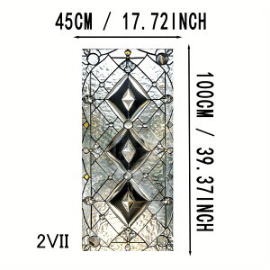 送料無料 窓ガラスフィルム 窓 目隠し フィルム はがせる ウィンドウフィルム ステンドグラス ガラスシート ガラス フィルム シール おしゃれ 紫外線カット 日よけ レトロ アンティーク 浴