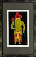 【版画・絵画】中川学『不動明王』ジクレー■AP版・新品★