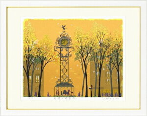 【版画・絵画】吉岡浩太郎『天使の時計台(A)』シルクスクリーン■限定500部・新品★