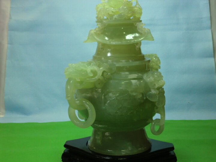 楽天市場】玉石彫刻透かし彫り香炉 : アスカashop