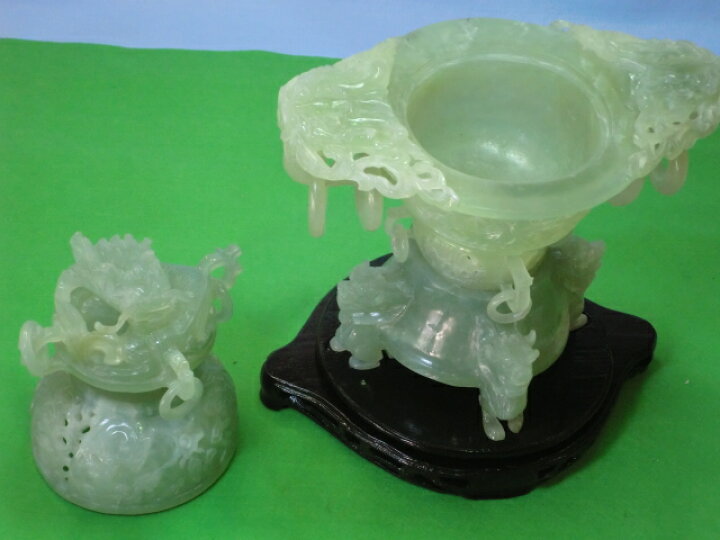 楽天市場】玉石彫刻透かし香炉 : アスカashop