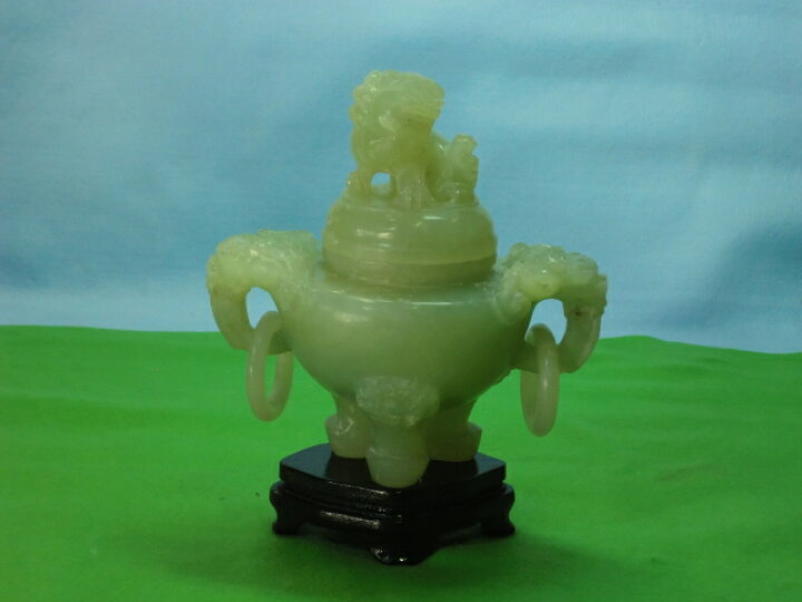楽天市場】玉石彫刻透かし香炉 : アスカashop