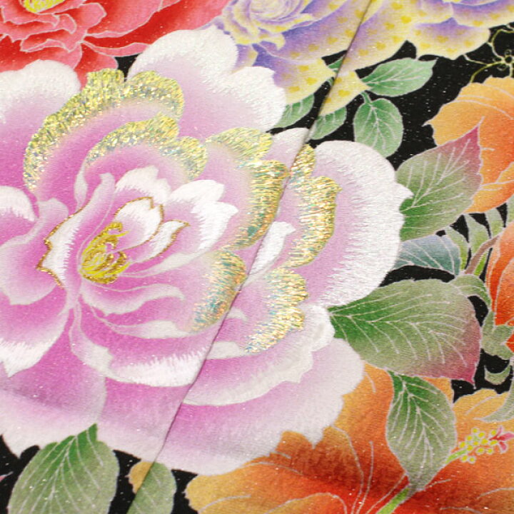 楽天市場】着物 振袖 ViVi fleurs ヴィヴィフルール 銀通し地使用 ラメ 