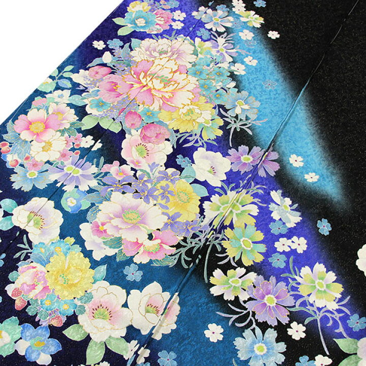 楽天市場】【お仕立て付き】着物 名門 吉澤織物 金通し 金駒刺繍 振袖 