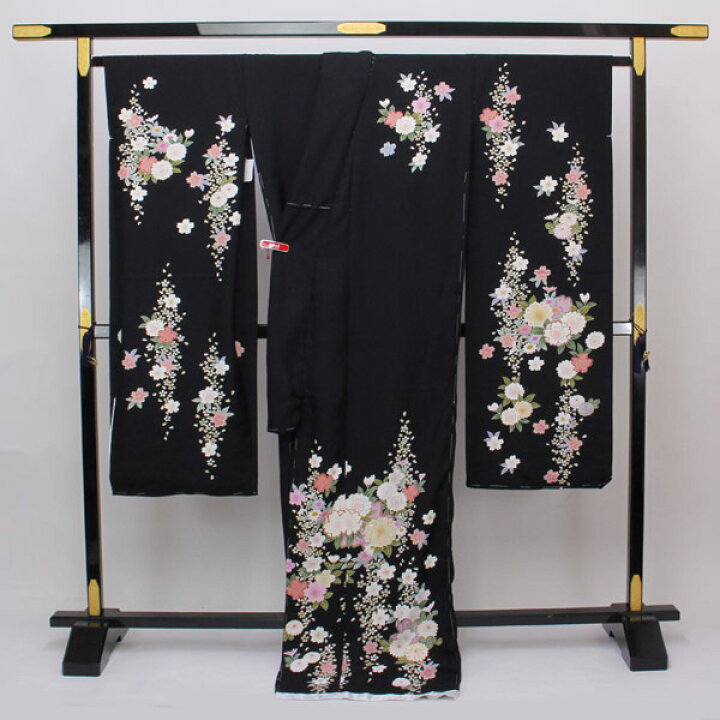 楽天市場】【お仕立て付き】着物 振袖 艶やか！ 金彩豪華金駒刺繍 紋  