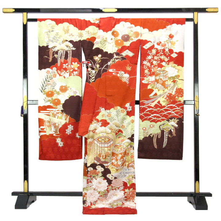 楽天市場】【お仕立て付き】着物 皇室作家 藤井寛 最高級 紋綸子 本 