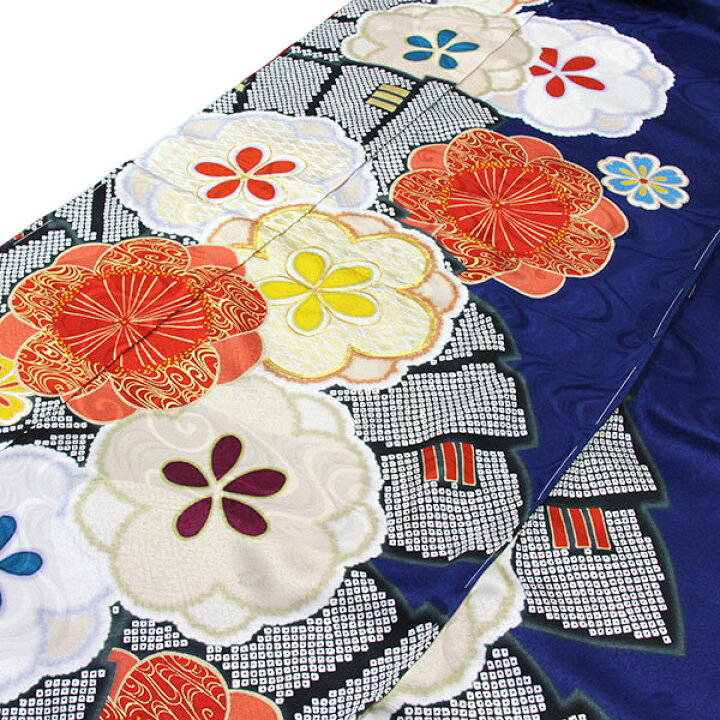 楽天市場】【お仕立て付き】着物 振袖 豪華 綸子 波枠地紋 金彩金駒  