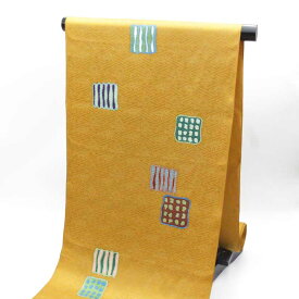 【楽天スーパーセール★ポイント5倍★12/4 20:00〜12/11 01:59 】紋織り小紋着尺 単衣に相応しい　 日本の絹 [商品番号km10001]【あすかや】