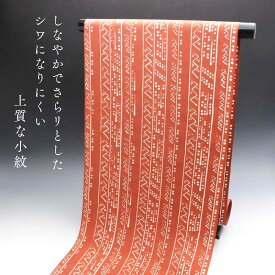 【楽天スーパーセール★ポイント5倍★12/4 20:00〜12/11 01:59 】反物 小紋着尺 正絹　総柄　蝋けつ染　 [商品番号km10004]【あすかや】