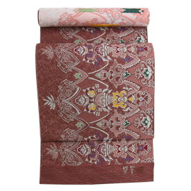 【楽天スーパーセール★ポイント5倍★12/4 20:00〜12/11 01:59 】着物 帯 田村屋謹製 正絹 九寸名古屋帯 [商品番号9nobi1298]【あすかや】