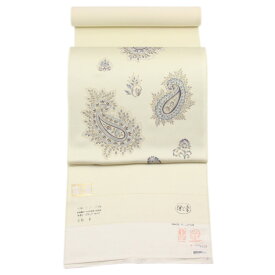 【楽天スーパーセール★ポイント5倍★12/4 20:00〜12/11 01:59 】京老舗 岡重謹製 京友禅 九寸名古屋帯 伊と幸 お太鼓柄 [商品番号9nobi1463]【あすかや】