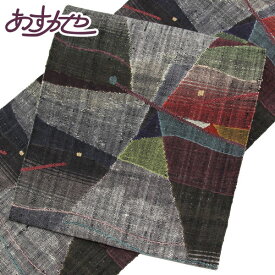 着物 帯 西陣織 渡文謹製 六通柄 真綿 八寸名古屋帯 [商品番号8nobi723]【あすかや】