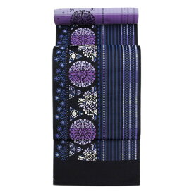 【楽天スーパーセール★ポイント5倍★12/4 20:00〜12/11 01:59 】着物 帯 協和織物 本場筑前 博多帯 紋八寸 名古屋帯 紋半縞グラデーション [商品番号8nobi802]【あすかや】