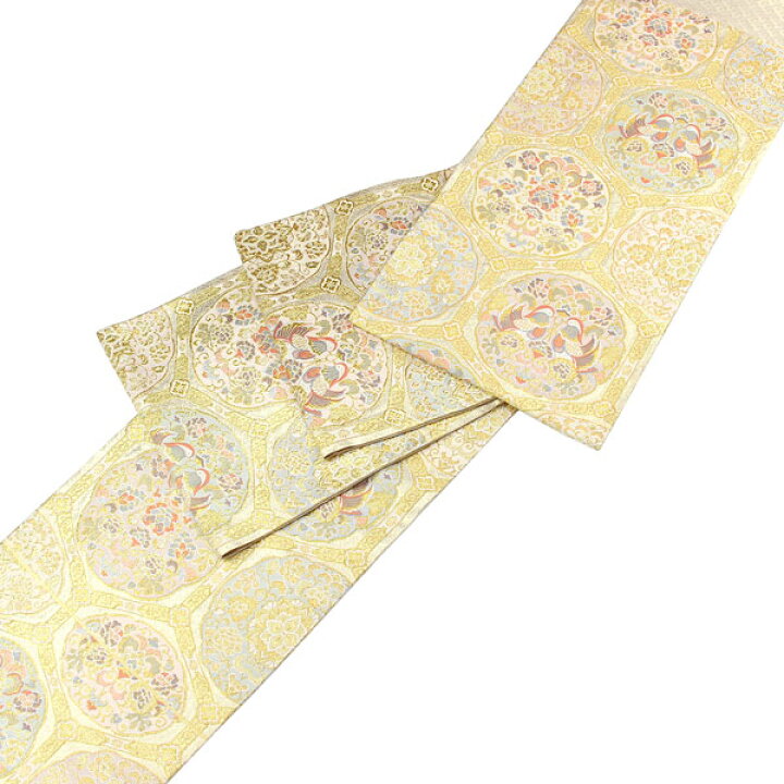 楽天市場】【お仕立て付き】着物 帯 西陣 手織 本佐賀錦袋帯 亀甲正倉  