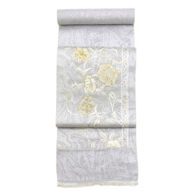 【あすかや 夏クリアランスセール 8/9-8/17 全品20％OFF】【お仕立て付き】着物 帯 単衣用 尾峨佐染繍 相良刺繍 蘇州刺繍 三通 袋帯 あすかや [商品番号fo2903]