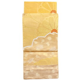 【お仕立て付き】着物 帯 振袖用 袋帯 老舗 帯清謹製 絢爛豪華 菊青海 あすかや [商品番号fo2982]