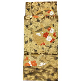 【楽天スーパーセール★ポイント5倍★12/4 20:00〜12/11 01:59 】着物 帯 振袖用 袋帯 老舗 帯清謹製 絢爛豪華 糸巻き フォーマル用に あすかや [商品番号fo3074]