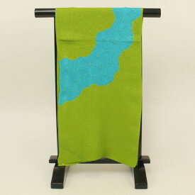 【楽天スーパーセール★ポイント5倍★12/4 20:00〜12/11 01:59 】帯揚げ 振袖用 銀通し ちりめん 絞り 帯揚げ あすかや [商品番号coa3217]