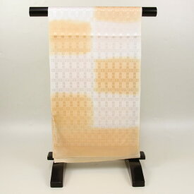 【あすかや 夏クリアランスセール 8/9-8/17 全品20％OFF】帯揚げ 渡敬謹製 紋織り地 市松風 ぼかし お洒落用 [商品番号coa3773]【あすかや】
