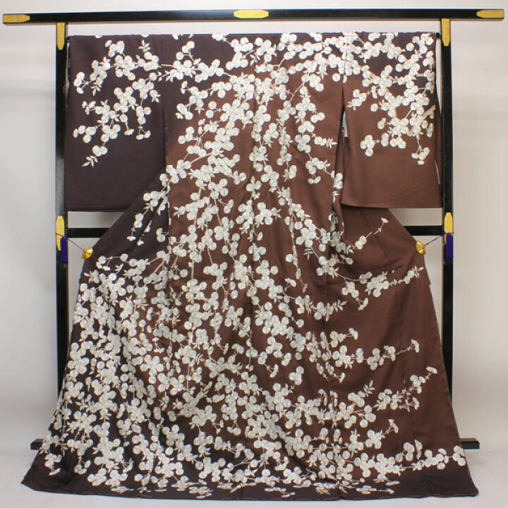 楽天市場】【お仕立て付き】着物 総手刺繍 蘇州刺繍 訪問着 桜 あすか  