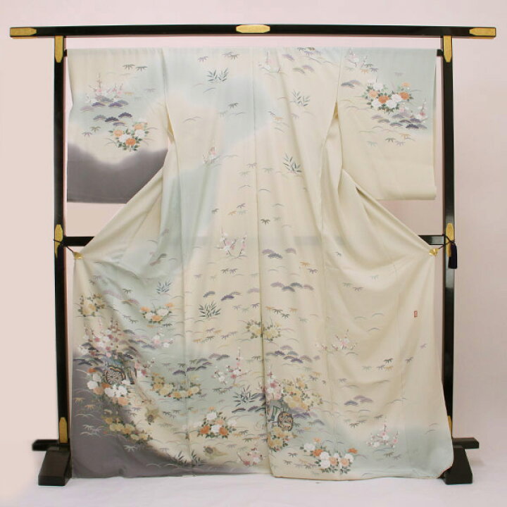 楽天市場】【お仕立て付き】着物 加賀 草木 友禅作家 田村哲彦作 